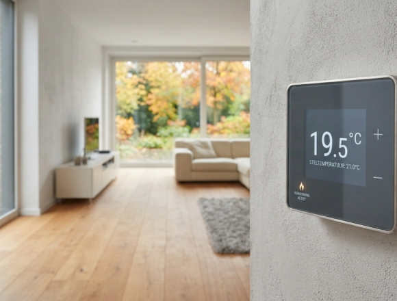thermostaat vloerverwarming herfst